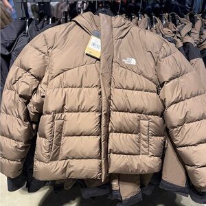 The North Face Men Baltic Down Puffer Smokey Brown NWT